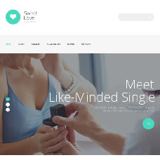 Dating Responsive Template - dating website template